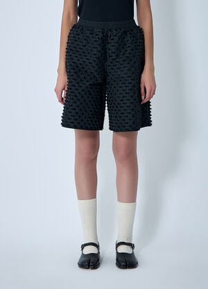 Cecilie Bahnsen Textured Shorts Black cec0262010