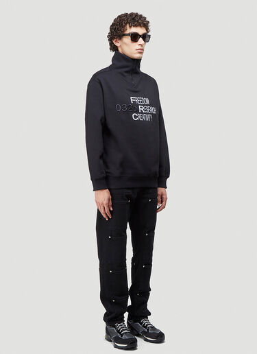 10.10 Tunnel Sweatshirt 032C 10.10 Tunnel Sweatshirt Black cee0310002