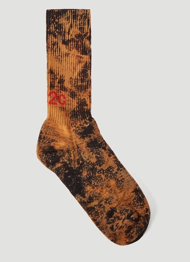 Logo Motif Socks 032C Logo Motif Socks Black cee0342017