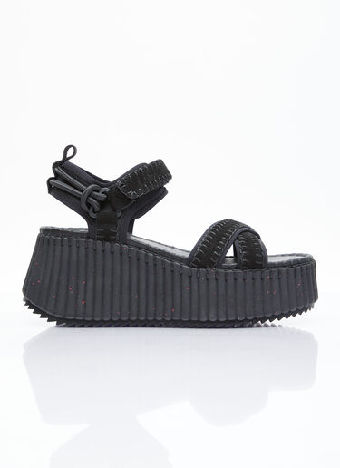 Nama 厚底凉鞋 Chloé Nama 厚底凉鞋 黑色 chl0255036