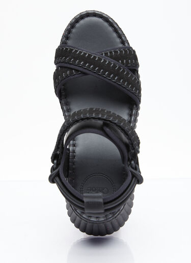 Nama 厚底凉鞋 Chloé Nama 厚底凉鞋 黑色 chl0255036