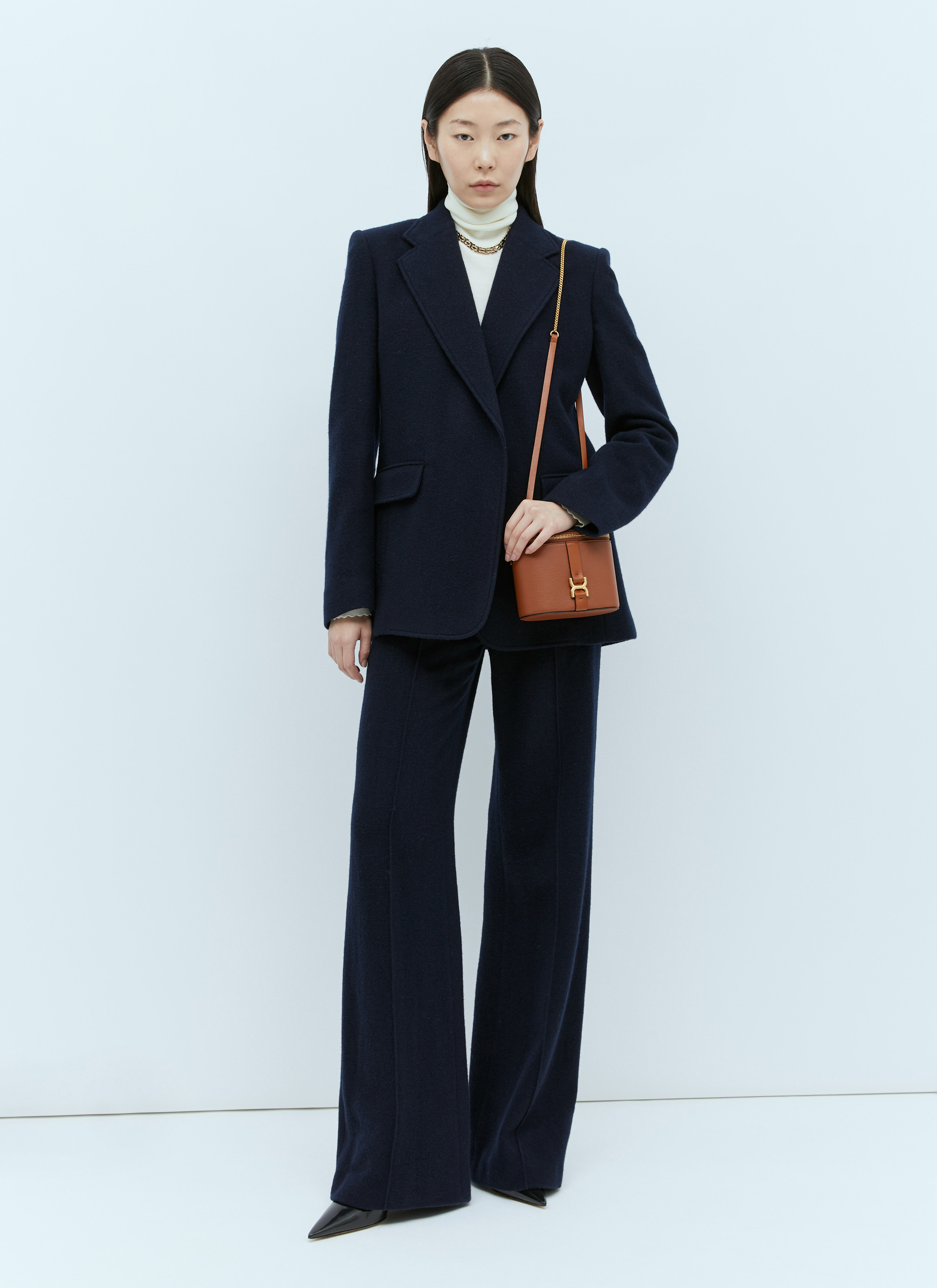 【関税&送料込】Chloe' Mini Vanity On Chain Chloé Mini Vanity Bag in Natural | Lyst