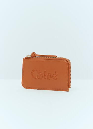 Chloé Sense 小号钱包卡夹 棕色 chl0255064