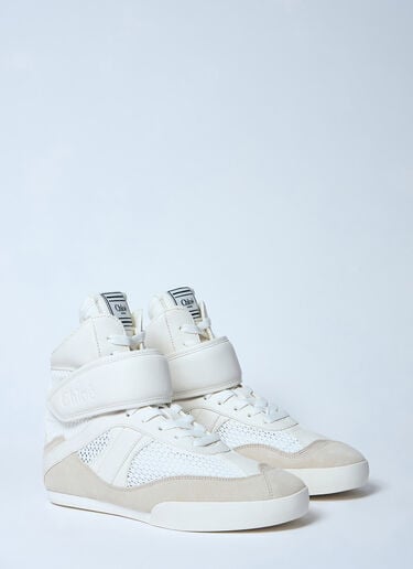 Kick High-Top Sneakers Chloé Kick High-Top Sneakers White chl0259022