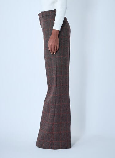 Wool Check Pants Chloé Wool Check Pants Brown chl0261007
