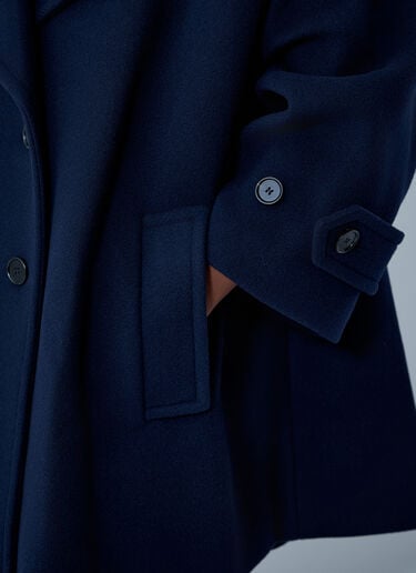 Double-Breasted Wool-Blend Coat Chloé Double-Breasted Wool-Blend Coat Navy chl0261011