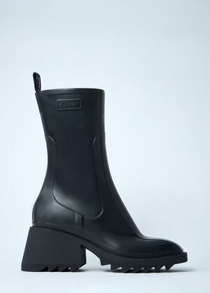 Chloé Betty Rain Boots Black chl0261037
