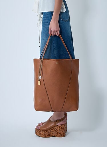 Small Spin Handbag Chloé Small Spin Handbag Brown chl0262043