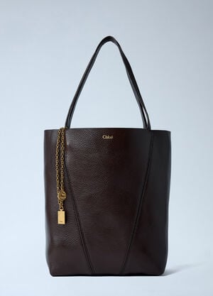Chloé Small Spin Handbag Brown chl0262044
