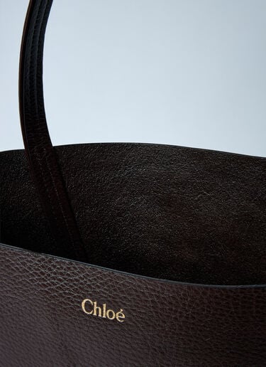 Chloé Small Spin Handbag Brown chl0262044