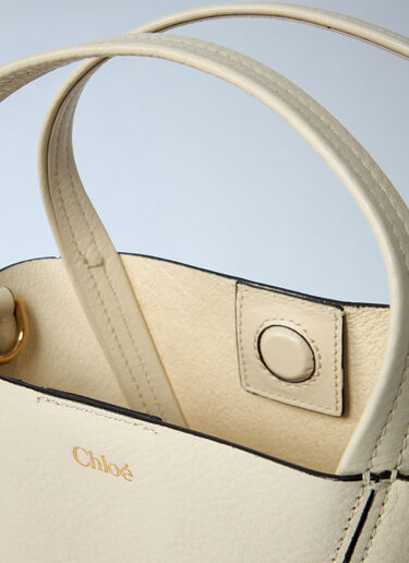 Chloé Small Spin Handbag Beige chl0262047