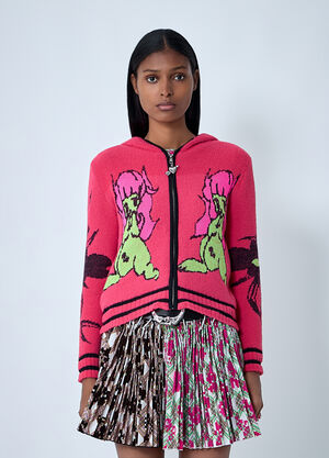 Chopova Lowena My Name Is Tiny Cardigan Red cho0262005