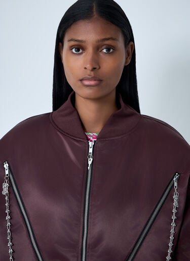 Helter Bomber Jacket Chopova Lowena Helter Bomber Jacket Brown cho0262008