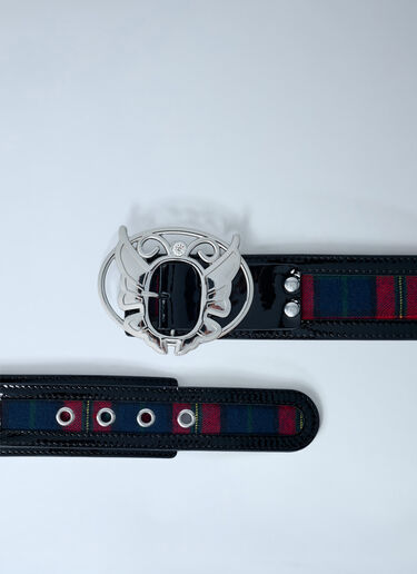 Tartan Belt Chopova Lowena Tartan Belt Brown cho0262010