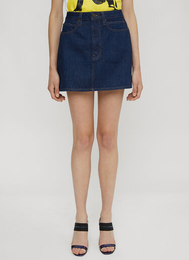 Denim Mini Skirt Calvin Klein Est 1978 Denim Mini Skirt Blue cke0234004