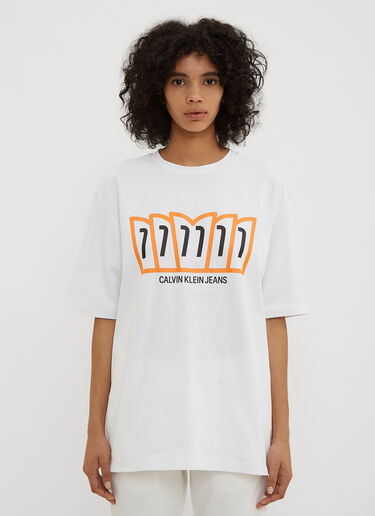 Modernist Crewneck T-Shirt Calvin Klein Est 1978 Modernist Crewneck T-Shirt White cke0234012