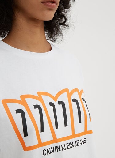 Modernist Crewneck T-Shirt Calvin Klein Est 1978 Modernist Crewneck T-Shirt White cke0234012