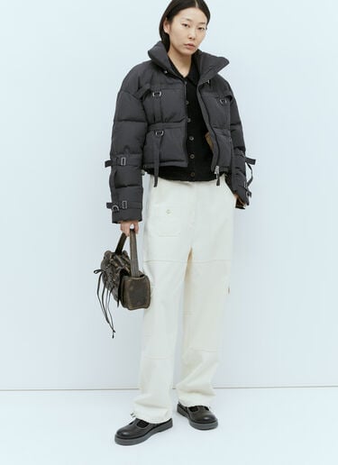 스트랩 크롭 퍼퍼 다운 재킷 Canada Goose X Rokh 스트랩 크롭 퍼퍼 다운 재킷 그레이 cnr0253007