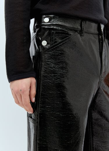 세일러 비닐 팬츠 Courrèges 세일러 비닐 팬츠 블랙 cou0156002