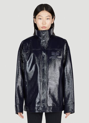 Iconic Vinyl Jacket Courrèges Iconic Vinyl Jacket Blue cou0252007