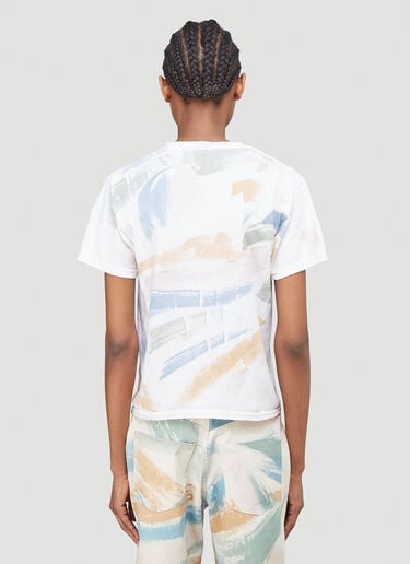 Collina Strada Paint Print T-Shirt White cst0239009