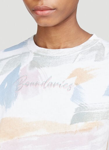 Paint Print T-Shirt Collina Strada Paint Print T-Shirt White cst0239009