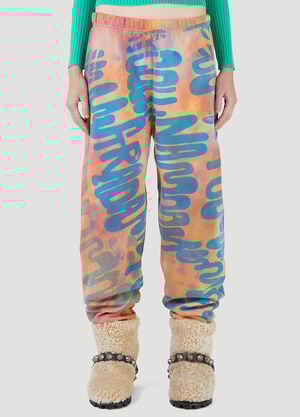Collina Strada Logo-Print Track Pants Orange cst0245007