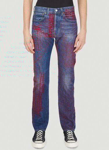 드롭 6 웹 스티치 진 DRx FARMAxY FOR LN-CC x LEVI'S 드롭 6 웹 스티치 진 블루 dfl0347005