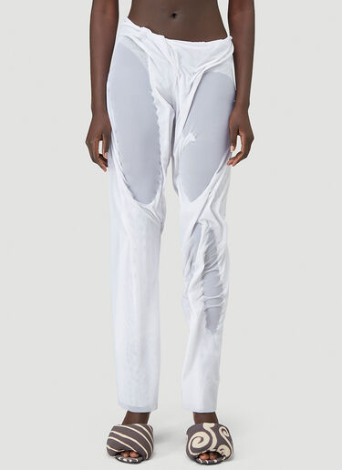 Wet-Look Pants DI PETSA Wet-Look Pants White dip0244006
