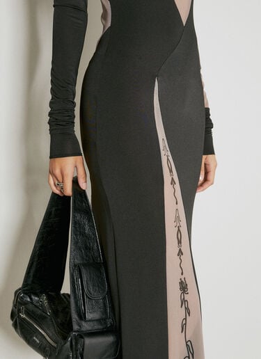 Serpent Tattoo Dress DI PETSA Serpent Tattoo Dress Black dip0254001