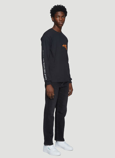 Deep Long Sleeve T-Shirt Darkoveli Deep Long Sleeve T-Shirt Black dko0136005