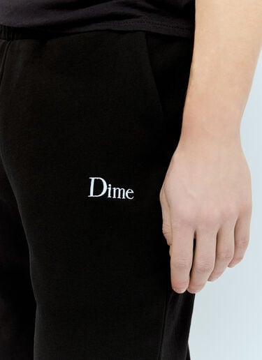 Dime 클래식 스몰 로고 트랙 팬츠 블랙 dmt0154020