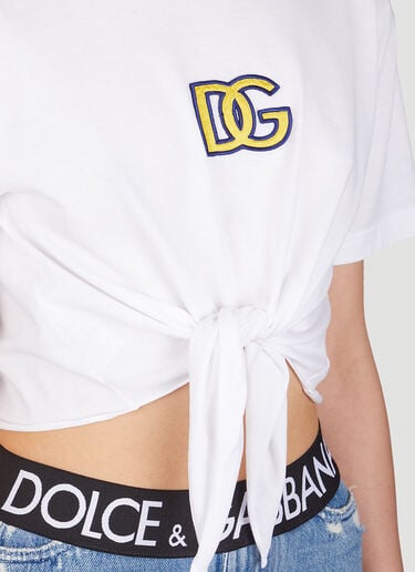 Capri Knot T恤 Dolce & Gabbana Capri Knot T恤 白 dol0249028