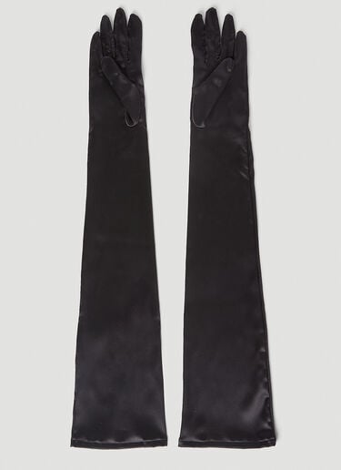 새틴 오페라 장갑 Dolce & Gabbana 새틴 오페라 장갑 블랙 dol0252030