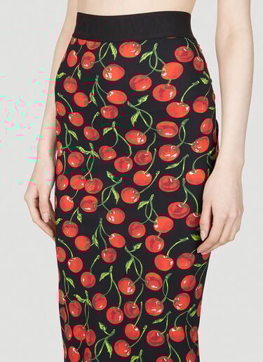 체리 펜슬 스커트 Dolce & Gabbana 체리 펜슬 스커트 레드 dol0253009