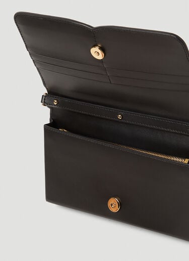 Logo Leather Phone Bag Dolce & Gabbana Logo Leather Phone Bag Black dol0253028