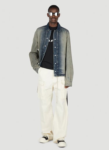 褪色牛仔夹克 Rick Owens DRKSHDW 褪色牛仔夹克 藏蓝色 drk0152003