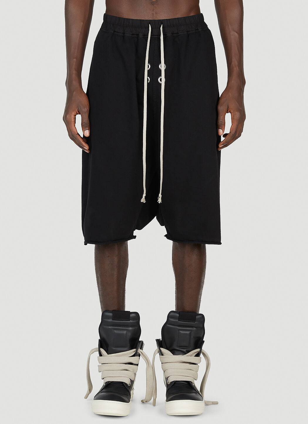 【破れ有】RICK OWENS DRKSHDW ショートパンツ Rick Owens DRKSHDW メンズ Gimp Pods ショートパンツ の