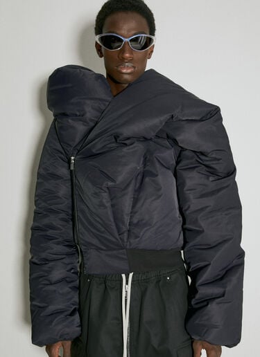 Rick Owens DRKSHDW Doll Bomber Jacket Black drk0154010