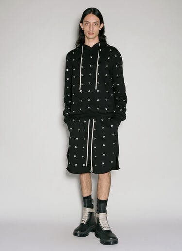 Granbury Hooded Sweatshirt Rick Owens DRKSHDW Granbury Hooded Sweatshirt Black drk0156003