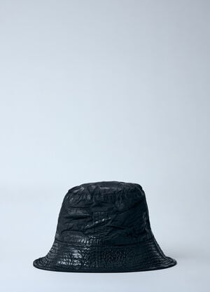 Rick Owens DRKSHDW Coated Bucket Hat Black drk0160030