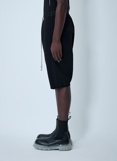 Drawstring Pod Track Shorts Rick Owens DRKSHDW Drawstring Pod Track Shorts Black drk0162007