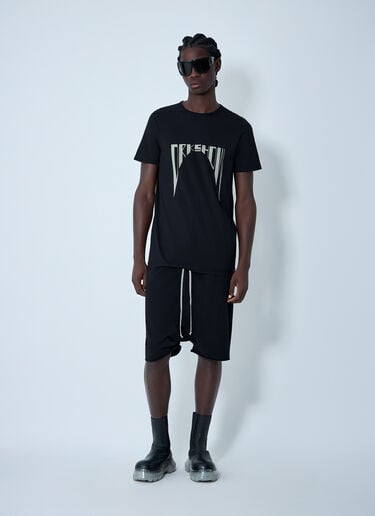 Logo Motif T-Shirt Rick Owens DRKSHDW Logo Motif T-Shirt Black drk0162011