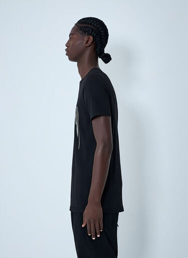 Logo Motif T-Shirt Rick Owens DRKSHDW Logo Motif T-Shirt Black drk0162011