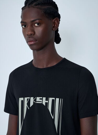 Logo Motif T-Shirt Rick Owens DRKSHDW Logo Motif T-Shirt Black drk0162011