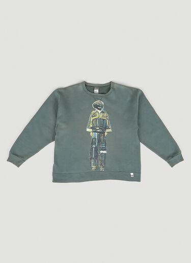 Graphic Print Sweatshirt DRx FARMAxY FOR LN-CC Graphic Print Sweatshirt Green drx0349016