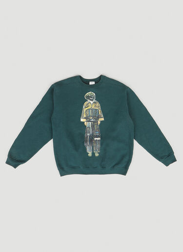Graphic Print Sweatshirt DRx FARMAxY FOR LN-CC Graphic Print Sweatshirt Green drx0349017