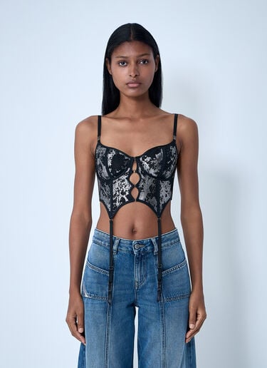 Fishnet Bustier Bra SAVAGE X DIESEL Fishnet Bustier Bra Black dsf0258010