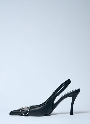 Diesel D-Venus Sb Leather Pumps Black dsl0259030