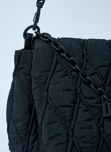 Charm-D Medium Shoulder Bag Diesel Charm-D Medium Shoulder Bag Black dsl0259044